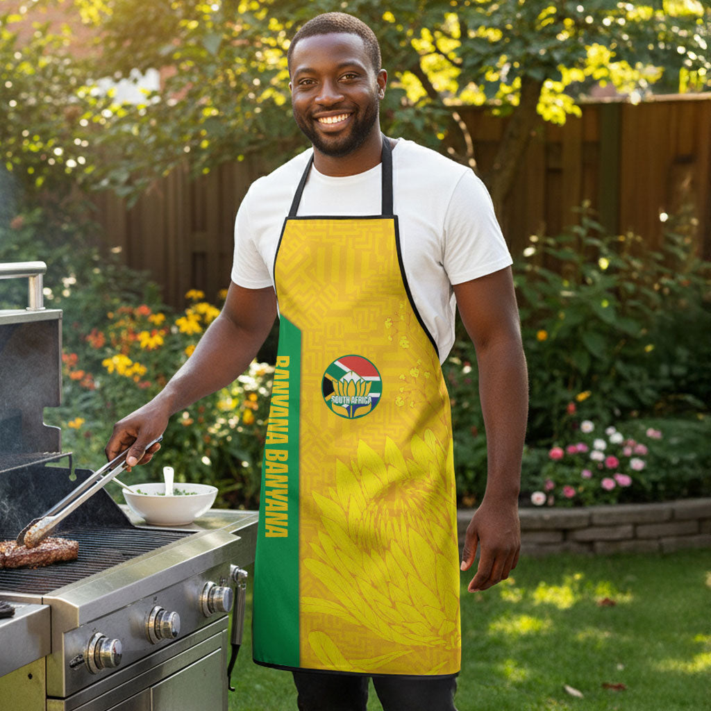 South Africa Soccer Apron Banyana Banyana Protea Yellow Version