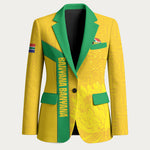 South Africa Soccer Custom Blazer Banyana Banyana Protea Yellow Version