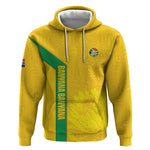 South Africa Soccer Custom Hoodie Banyana Banyana Protea Yellow Version