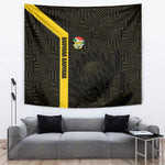 South Africa Soccer Tapestry Banyana Banyana Protea Black Version