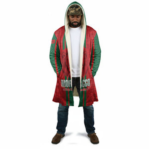 Morocco Football Custom Cloak Atlas Lionesses Moroccan Folk Pattern