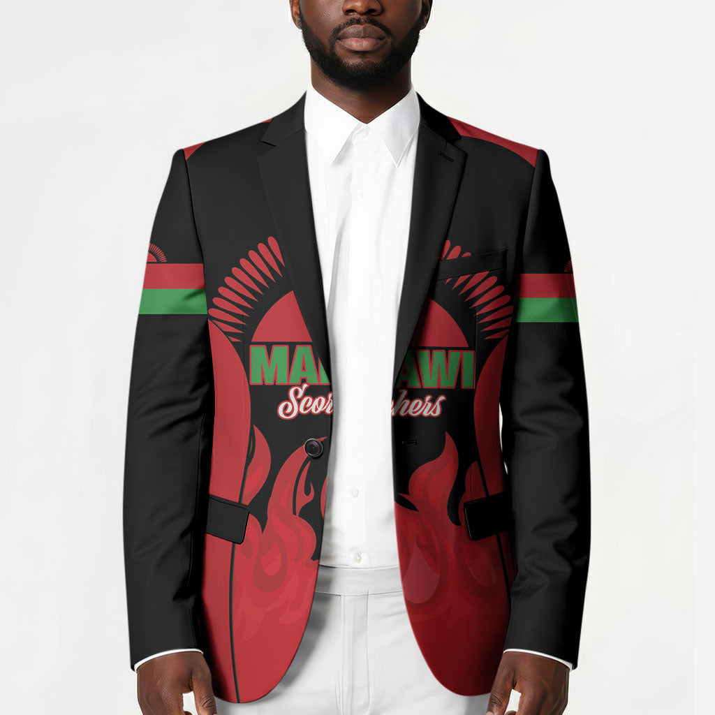 Malawi Football Custom Blazer Red Rising Sun Go Scorchers