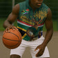 Custom South Africa Rugby Sleeveless Zip Hoodie 2024 Go Springboks Mascot African Pattern - African Pride