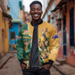 Personalised South Africa And Australia Rugby Bomber Jacket 2024 Springboks Wallabies Mascots Together