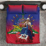 Catherine Flon Haiti Flag Day Bedding Set Ayiti Cherie Coat Of Arms