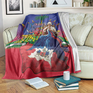 Catherine Flon Haiti Flag Day Blanket Ayiti Cherie Coat Of Arms