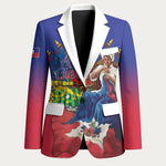 Catherine Flon Haiti Flag Day Blazer Ayiti Cherie Coat Of Arms
