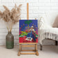 Catherine Flon Haiti Flag Day Canvas Wall Art Ayiti Cherie Coat Of Arms
