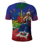 Catherine Flon Haiti Flag Day Polo Shirt Ayiti Cherie Coat Of Arms