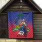 Catherine Flon Haiti Flag Day Quilt Ayiti Cherie Coat Of Arms
