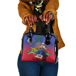 Catherine Flon Haiti Flag Day Shoulder Handbag Ayiti Cherie Coat Of Arms