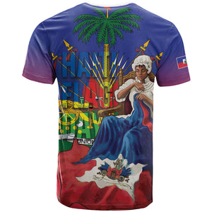 Catherine Flon Haiti Flag Day T shirt Ayiti Cherie Coat Of Arms