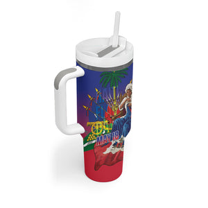 Catherine Flon Haiti Flag Day Tumbler With Handle Ayiti Cherie Coat Of Arms
