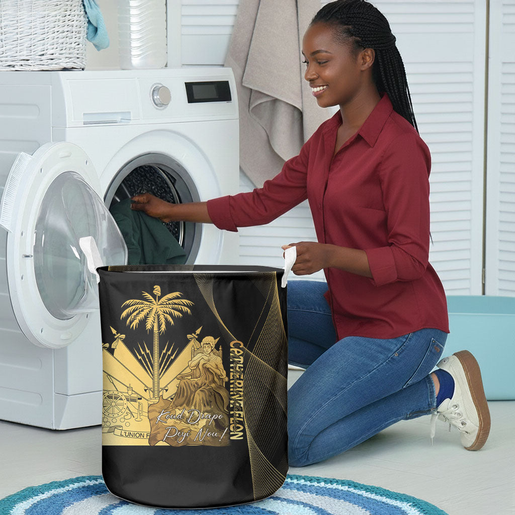 Catherine Flon Haiti Flag Day Laundry Basket National Heroine Koud Drapo Peyi Nou