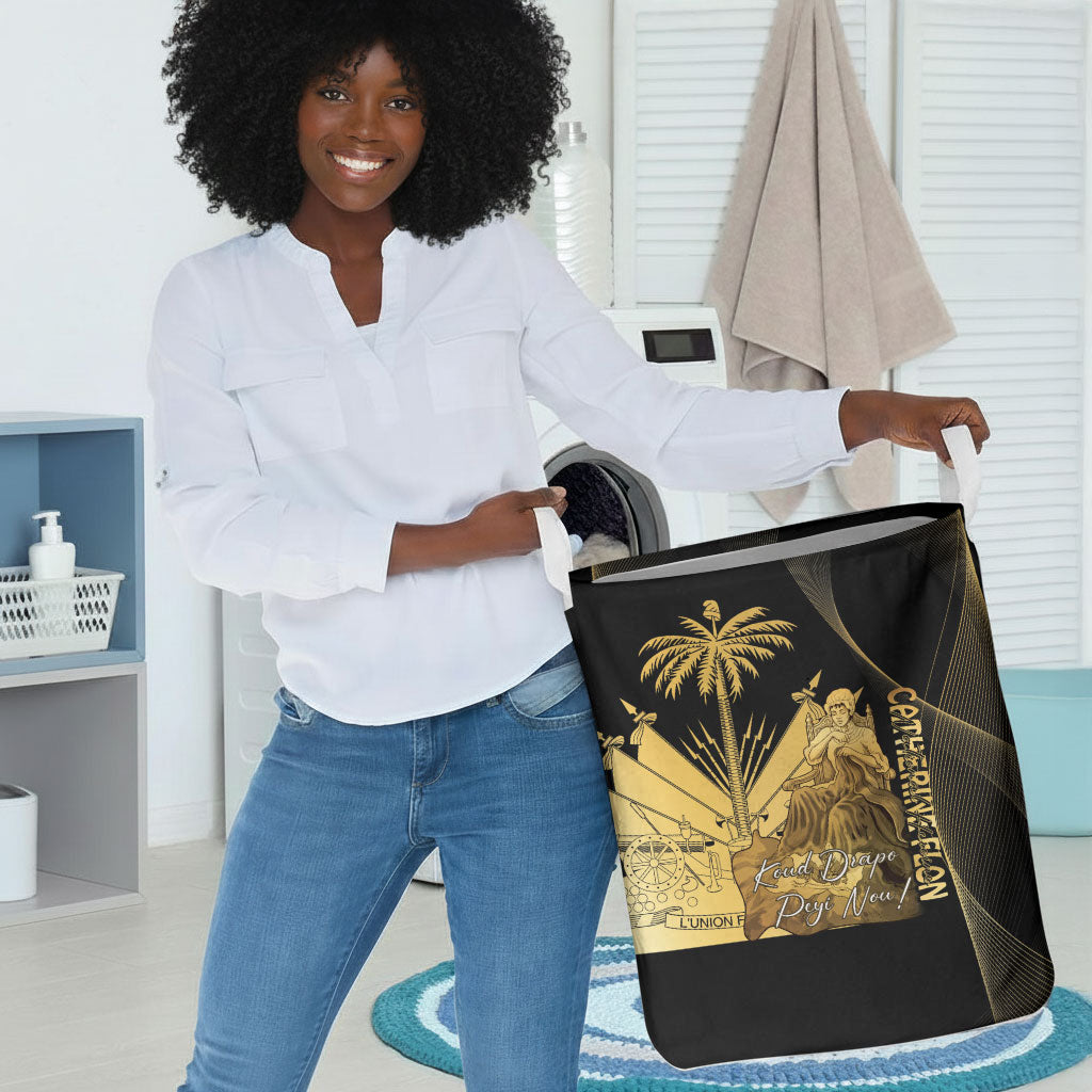 Catherine Flon Haiti Flag Day Laundry Basket National Heroine Koud Drapo Peyi Nou