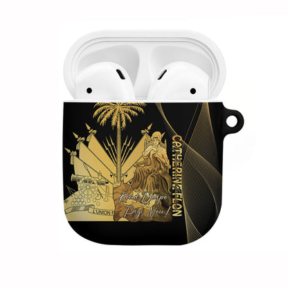 Catherine Flon Haiti Flag Day AirPods Case National Heroine Koud Drapo Peyi Nou