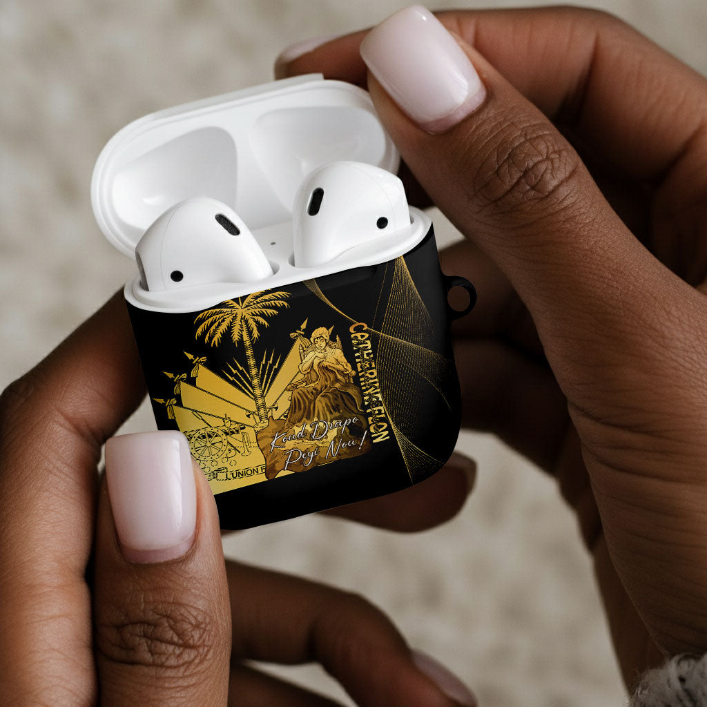 Catherine Flon Haiti Flag Day AirPods Case National Heroine Koud Drapo Peyi Nou