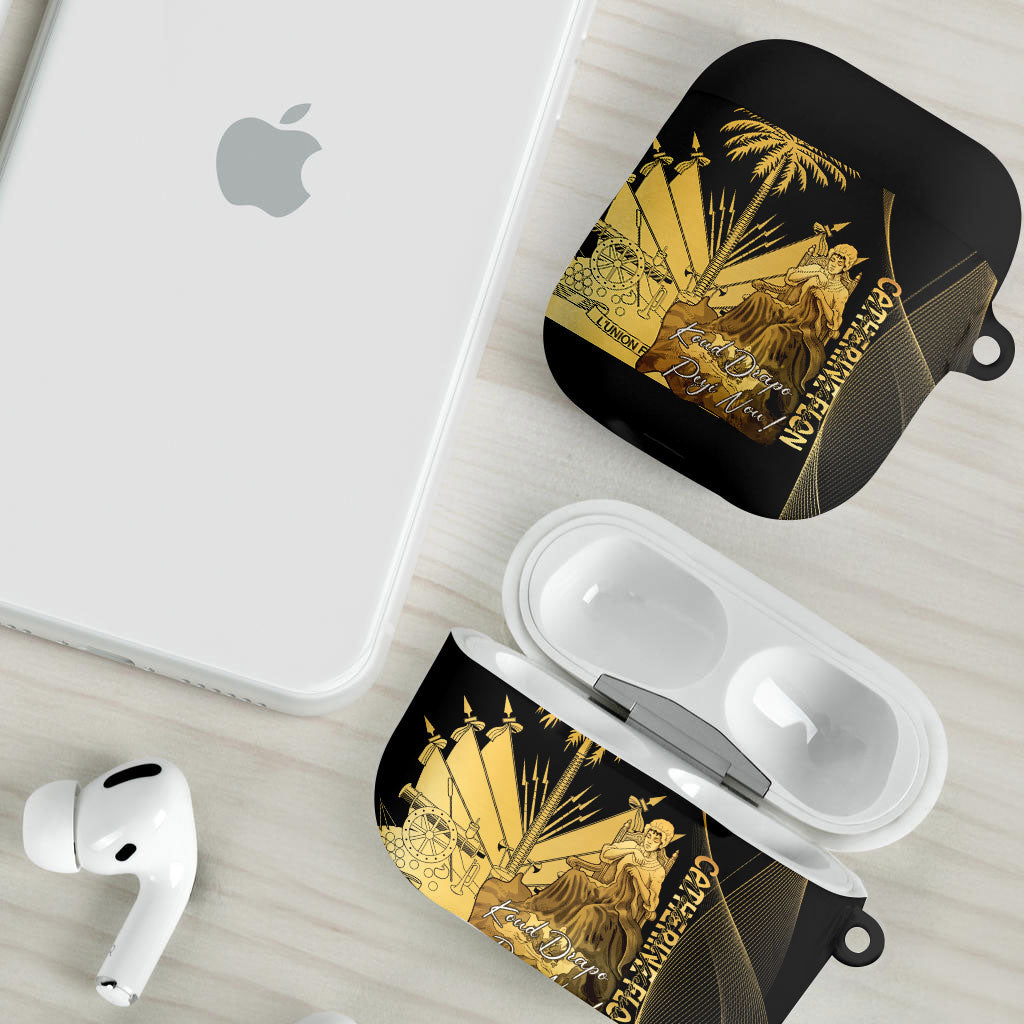 Catherine Flon Haiti Flag Day AirPods Case National Heroine Koud Drapo Peyi Nou