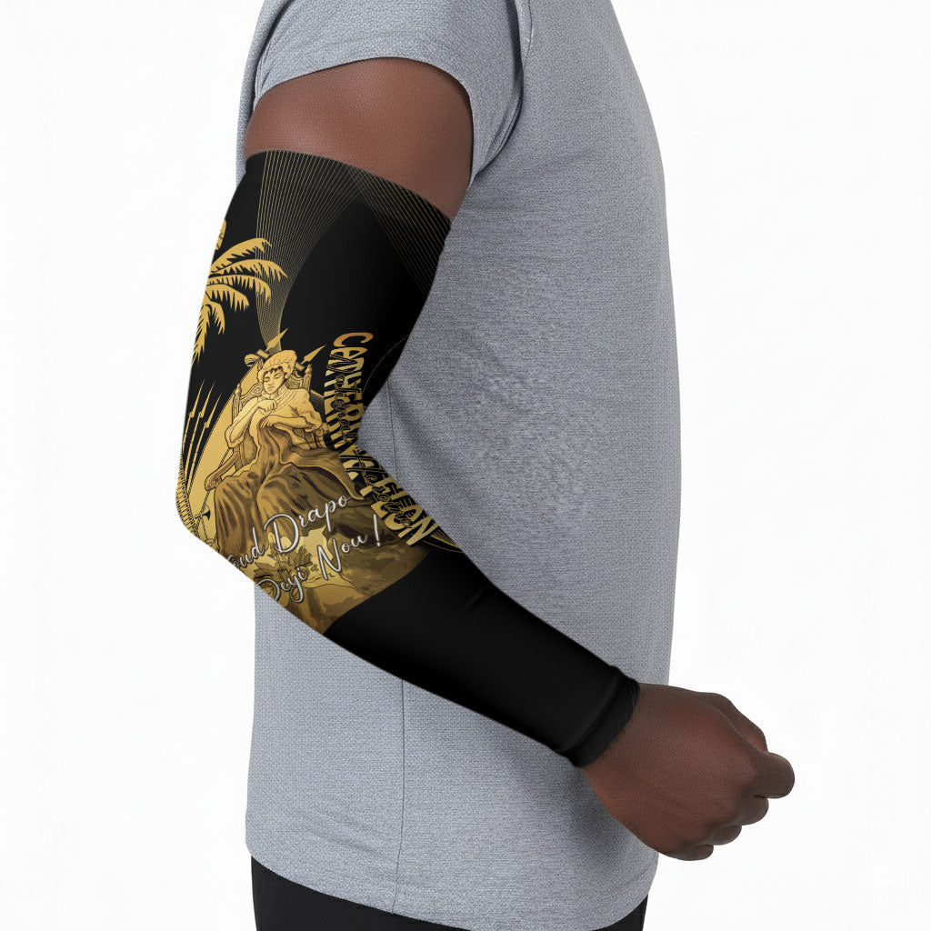 Catherine Flon Haiti Flag Day Arm Sleeves National Heroine Koud Drapo Peyi Nou