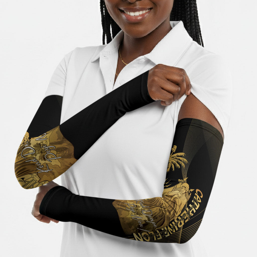 Catherine Flon Haiti Flag Day Arm Sleeves National Heroine Koud Drapo Peyi Nou