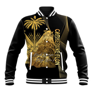 Catherine Flon Haiti Flag Day Baseball Jacket National Heroine Koud Drapo Peyi Nou