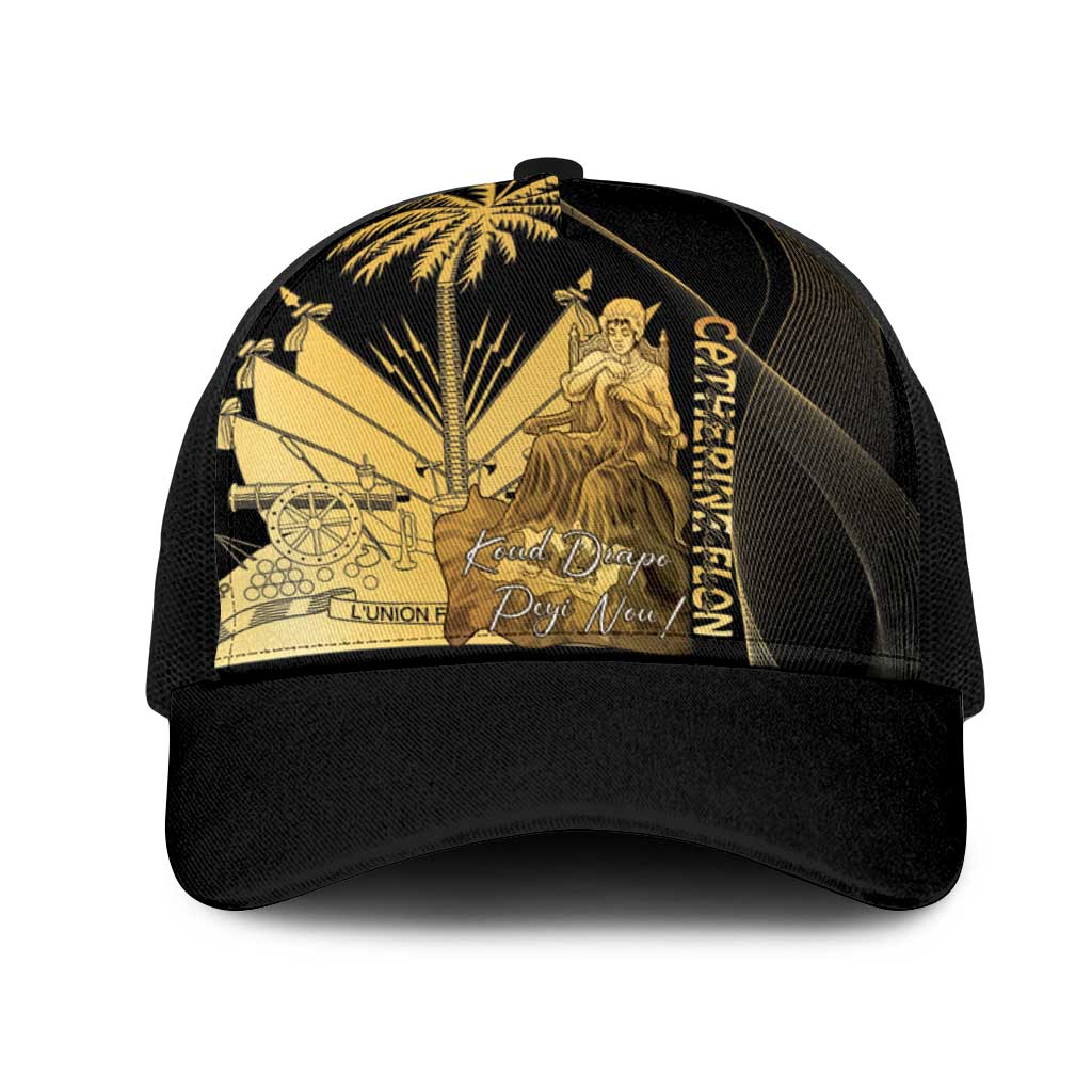 Catherine Flon Haiti Flag Day Baseball Net Cap National Heroine Koud Drapo Peyi Nou