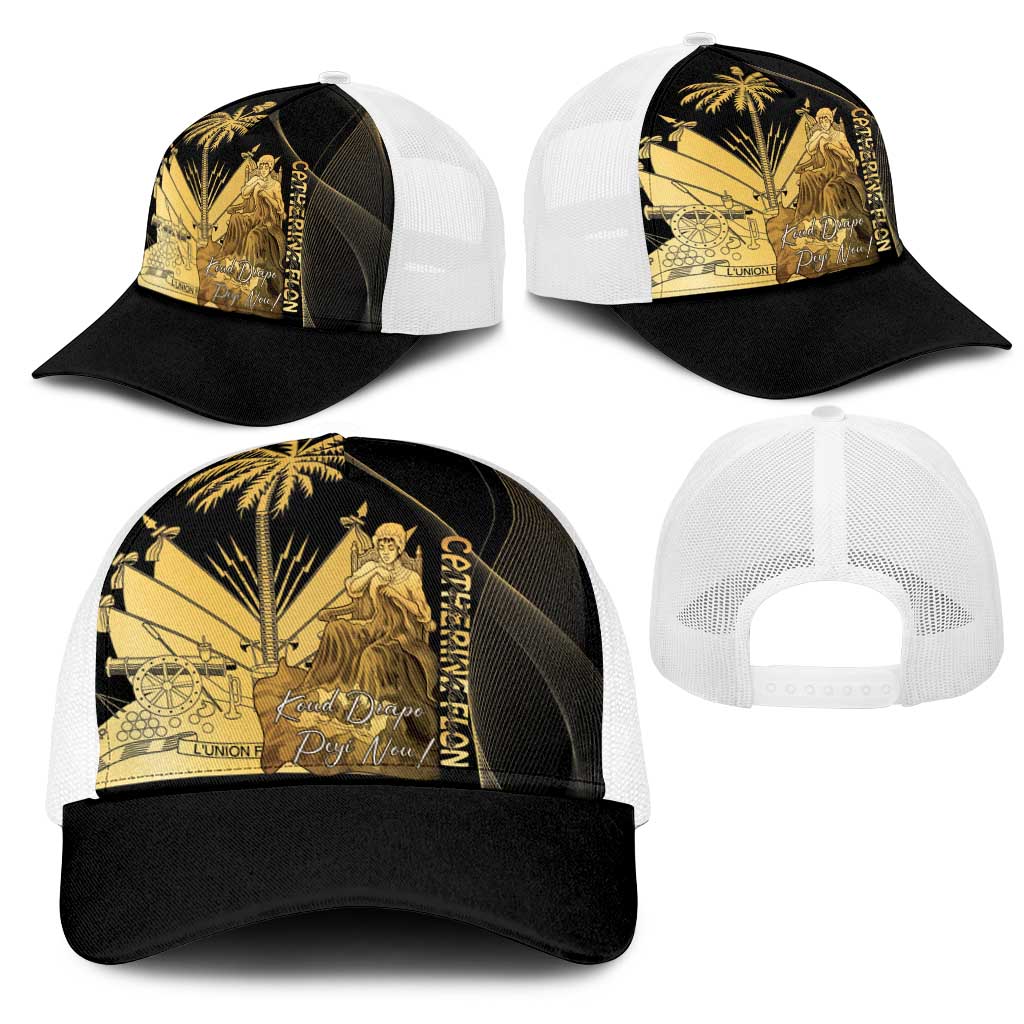 Catherine Flon Haiti Flag Day Baseball Net Cap National Heroine Koud Drapo Peyi Nou