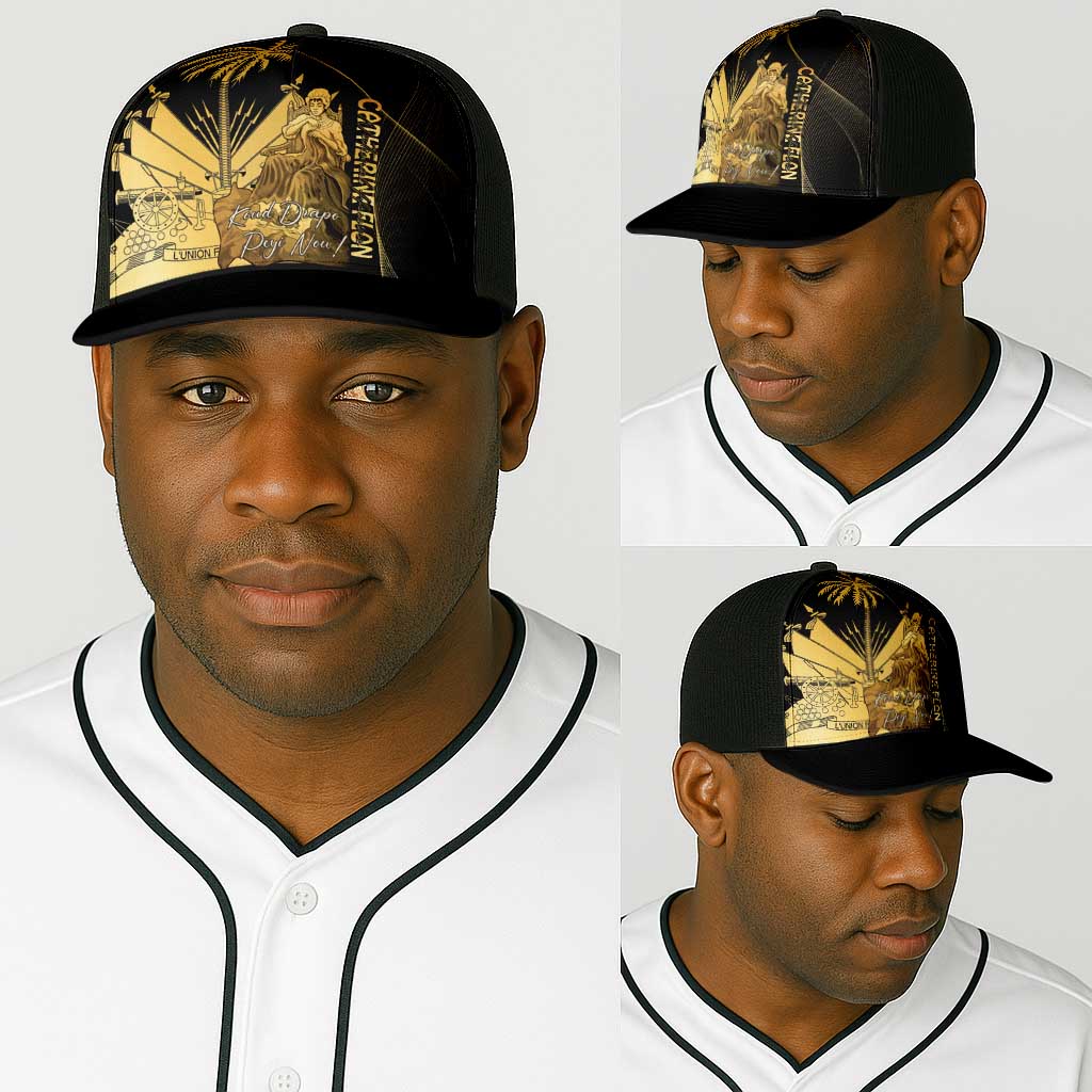 Catherine Flon Haiti Flag Day Baseball Net Cap National Heroine Koud Drapo Peyi Nou