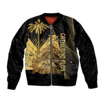 Catherine Flon Haiti Flag Day Bomber Jacket National Heroine Koud Drapo Peyi Nou