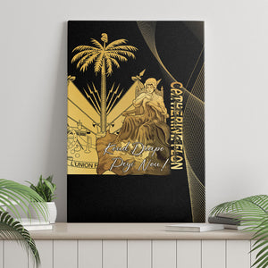 Catherine Flon Haiti Flag Day Canvas Wall Art National Heroine Koud Drapo Peyi Nou
