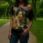 Catherine Flon Haiti Flag Day Cross Shoulder Shirt National Heroine Koud Drapo Peyi Nou