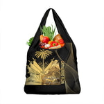 Catherine Flon Haiti Flag Day Grocery Bag National Heroine Koud Drapo Peyi Nou