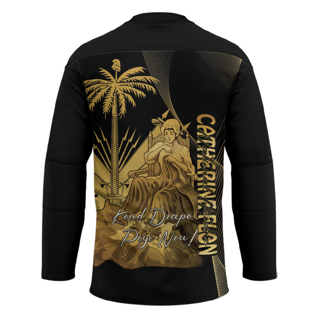 Catherine Flon Haiti Flag Day Hockey Jersey National Heroine Koud Drapo Peyi Nou