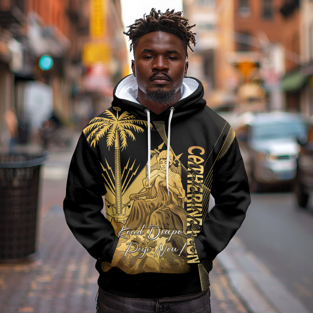 Catherine Flon Haiti Flag Day Hoodie National Heroine Koud Drapo Peyi Nou