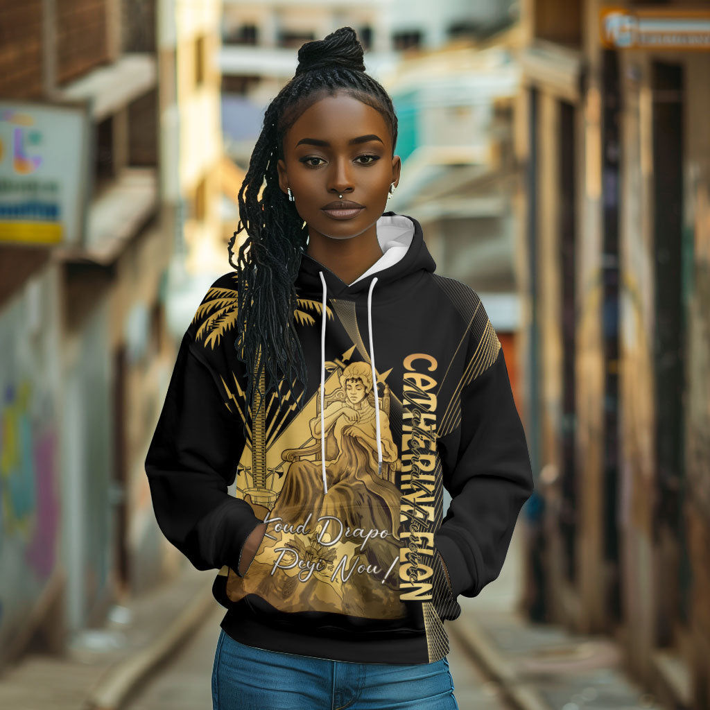 Catherine Flon Haiti Flag Day Hoodie National Heroine Koud Drapo Peyi Nou
