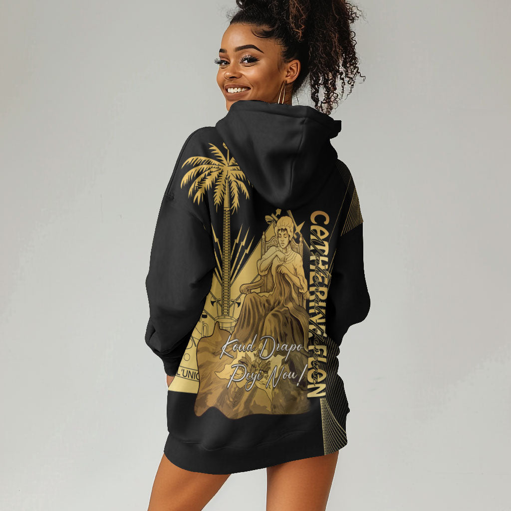 Catherine Flon Haiti Flag Day Hoodie Dress National Heroine Koud Drapo Peyi Nou
