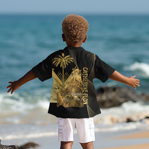 Catherine Flon Haiti Flag Day Kid Hawaiian Shirt National Heroine Koud Drapo Peyi Nou