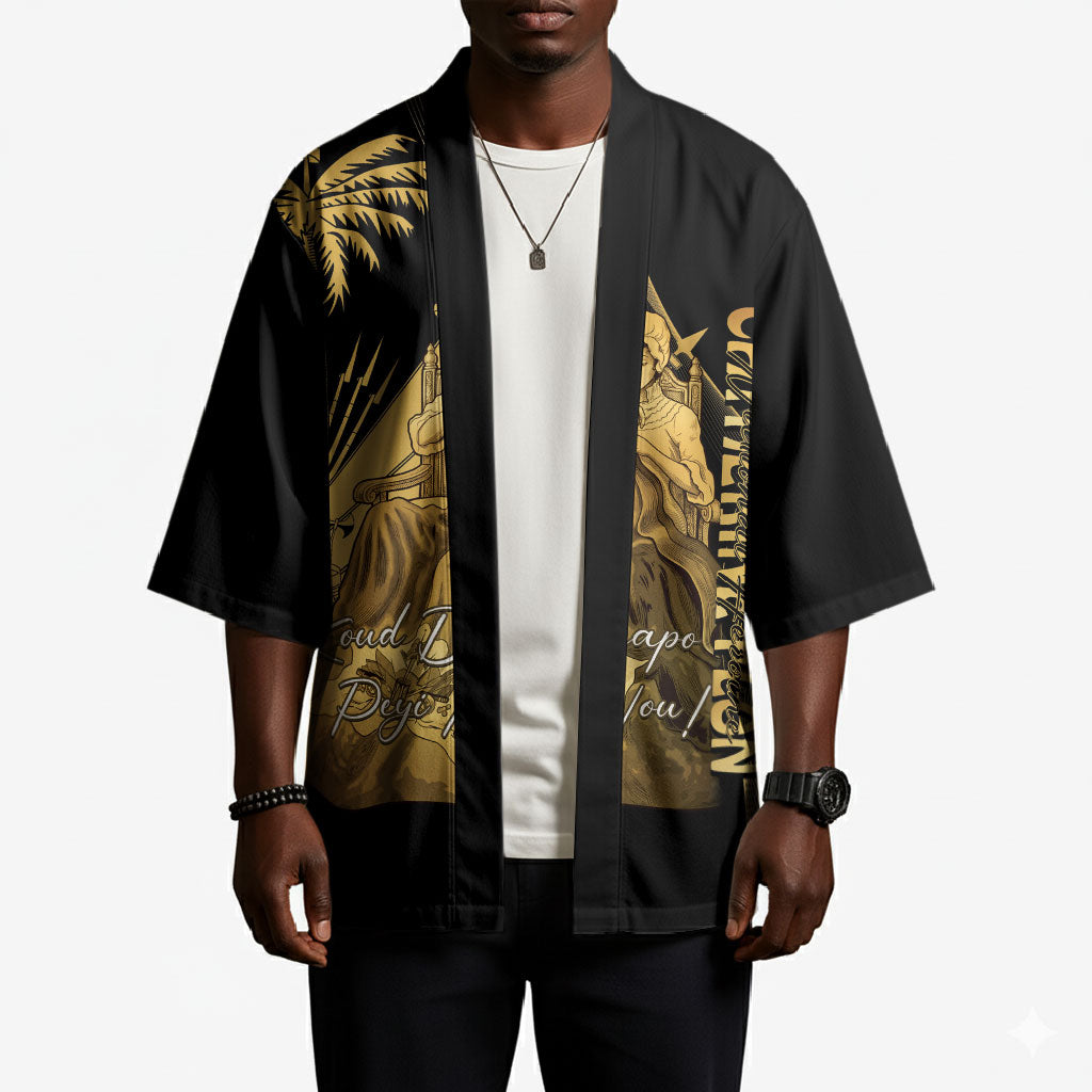 Catherine Flon Haiti Flag Day Kimono National Heroine Koud Drapo Peyi Nou