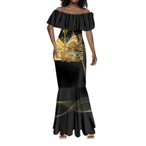 Catherine Flon Haiti Flag Day Mermaid Dress National Heroine Koud Drapo Peyi Nou