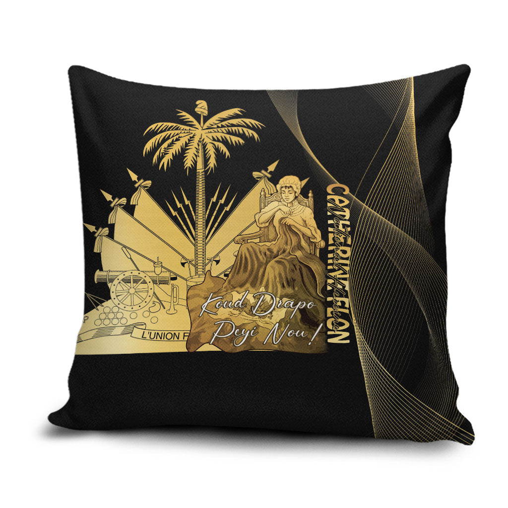 Catherine Flon Haiti Flag Day Pillow Cover National Heroine Koud Drapo Peyi Nou