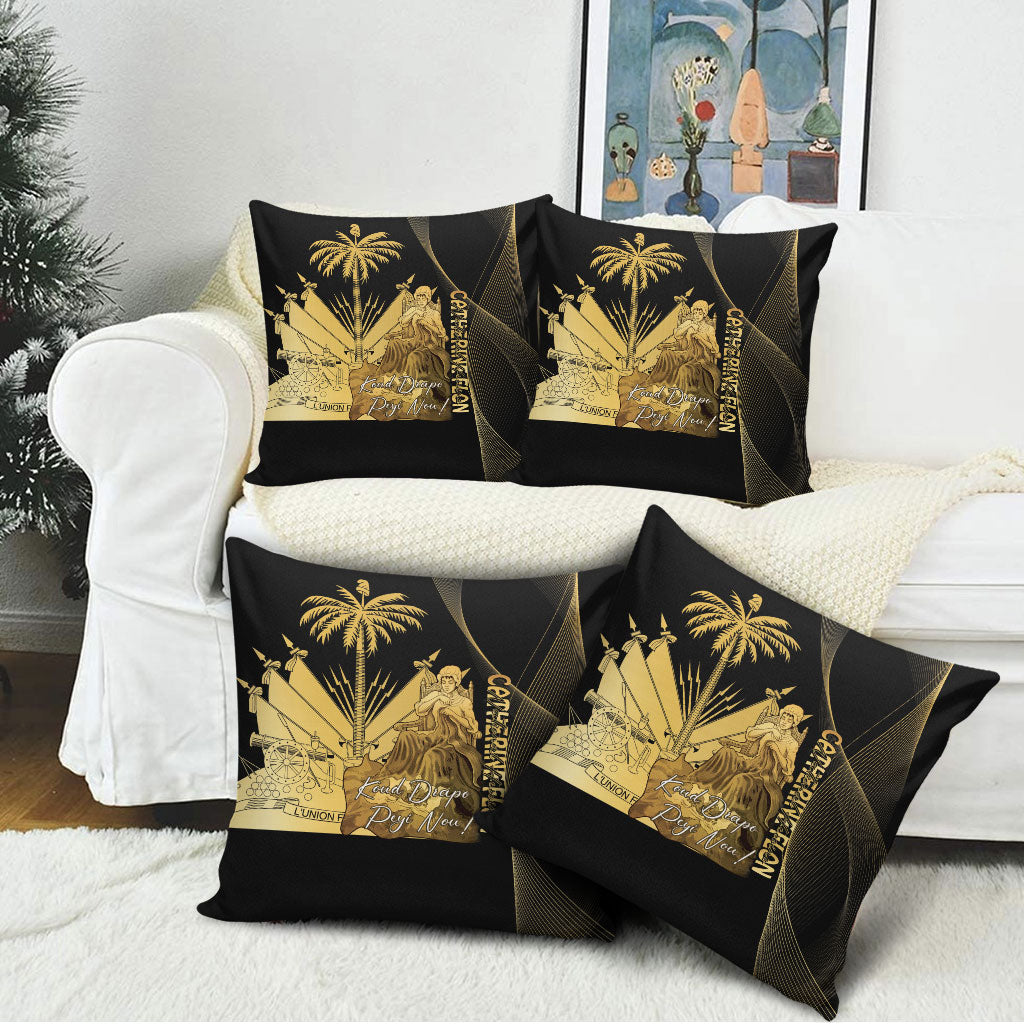 Catherine Flon Haiti Flag Day Pillow Cover National Heroine Koud Drapo Peyi Nou