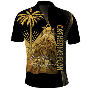 Catherine Flon Haiti Flag Day Polo Shirt National Heroine Koud Drapo Peyi Nou