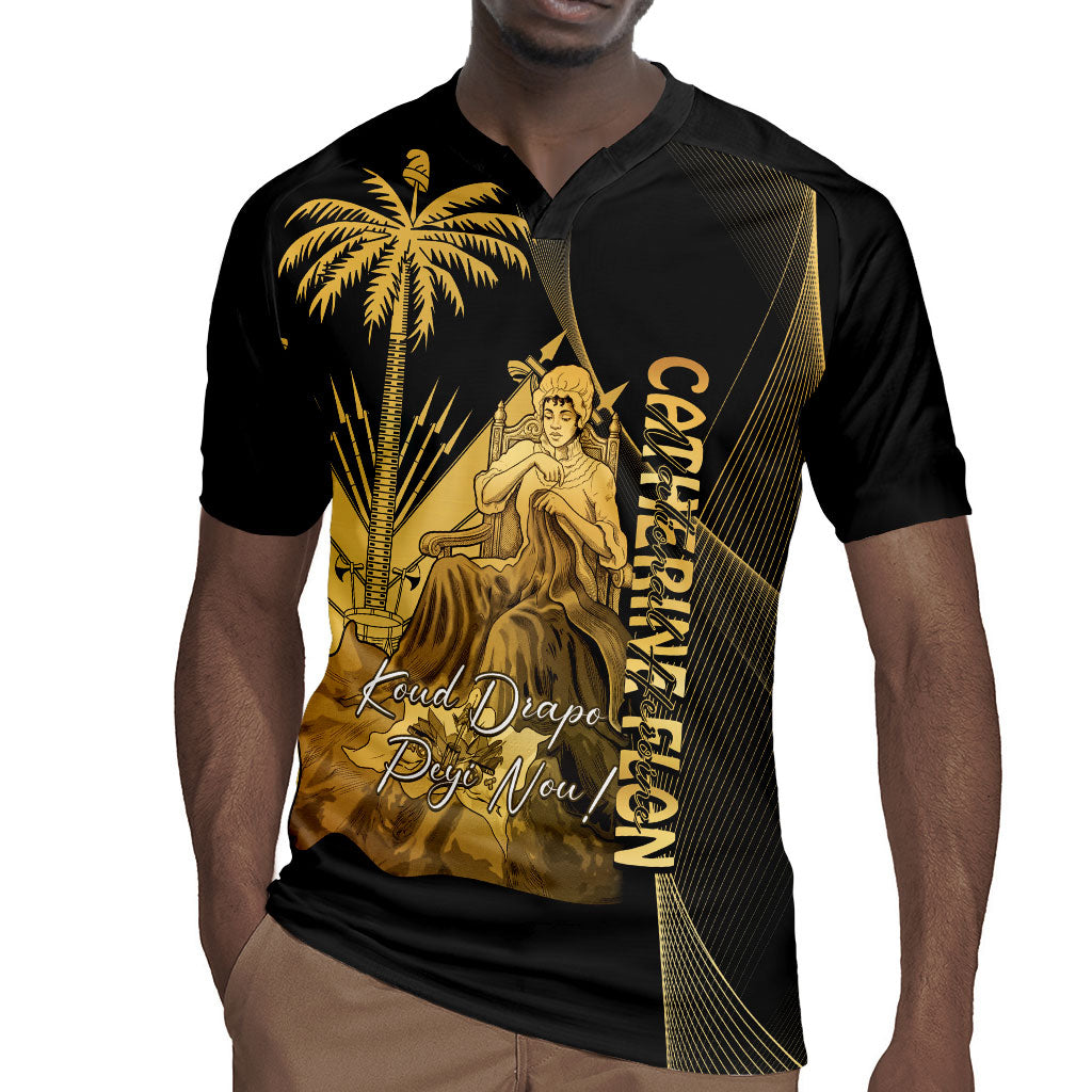 Catherine Flon Haiti Flag Day Rugby Jersey National Heroine Koud Drapo Peyi Nou