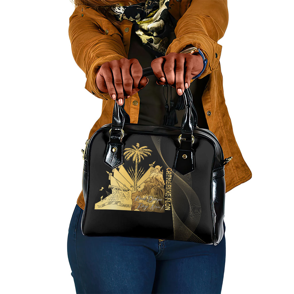 Catherine Flon Haiti Flag Day Shoulder Handbag National Heroine Koud Drapo Peyi Nou