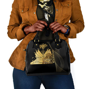 Catherine Flon Haiti Flag Day Shoulder Handbag National Heroine Koud Drapo Peyi Nou