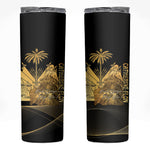 Catherine Flon Haiti Flag Day Skinny Tumbler National Heroine Koud Drapo Peyi Nou