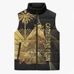 Catherine Flon Haiti Flag Day Sleeveless Puffer Jacket National Heroine Koud Drapo Peyi Nou