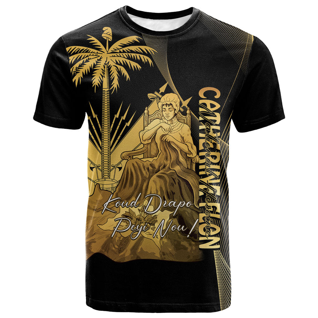 Catherine Flon Haiti Flag Day T shirt National Heroine Koud Drapo Peyi Nou