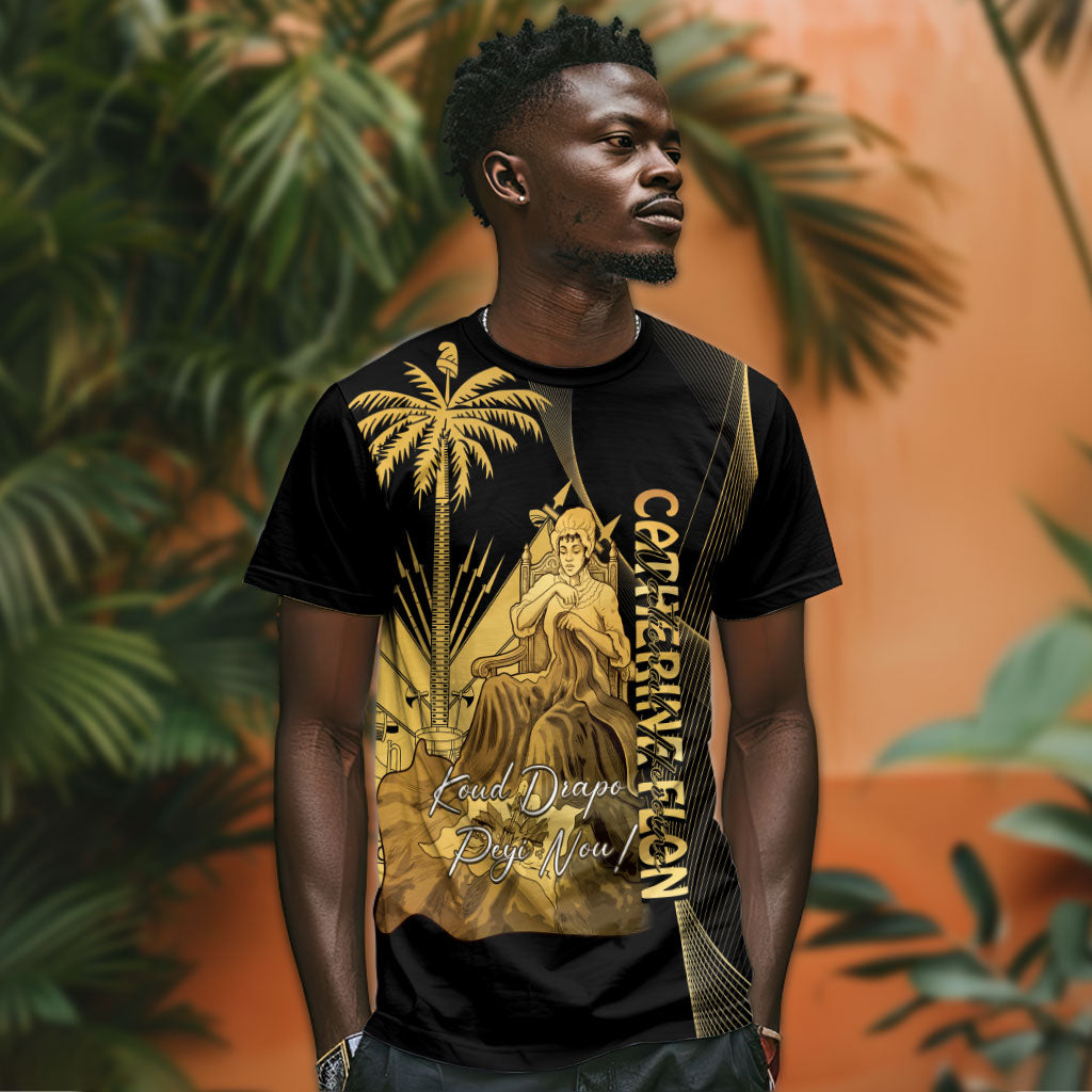 Catherine Flon Haiti Flag Day T shirt National Heroine Koud Drapo Peyi Nou