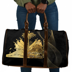Catherine Flon Haiti Flag Day Travel Bag National Heroine Koud Drapo Peyi Nou